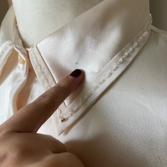 Karen Scott Champagne Blouse - Picture 8 of 9